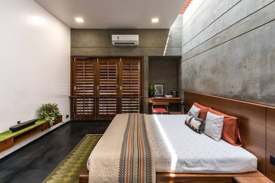 Phòng ngủ có giếng trờii