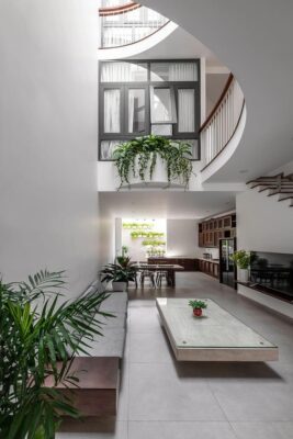 Giếng trời phòng khách